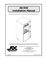 American Dryer Corp. Water Dispenser AD-830 User manual