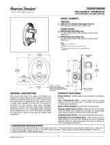 American Standard Thermostat T050.210 User manual