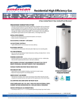 American Water Heater Amplified Phone NRGSS01010 User manual
