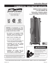 American Water Heater Water Heater ABCG3 User manual