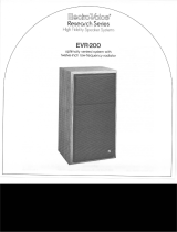 Electro-Voice Speaker System EVR-200 User manual