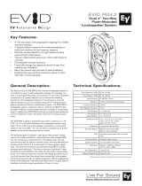 Electro-Voice Speaker System EVID FM4.2 User manual