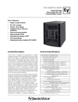 Electro-Voice Speaker System FRX 660PI User manual