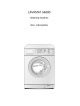 AEG Washer 54600 User manual