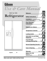 Electrolux - Gibson Refrigerator 241512200 User manual