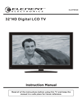 Element Flat Panel Television ELCFW328 User manual