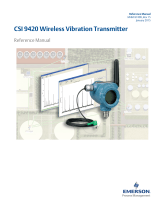 Emerson Process Management CSI 9420 User manual