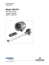 Emerson 3081FG 2-Wire In Situ O2 Analyzer (550° to 1600°C)-Rev 1.5 User manual