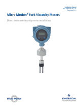 Emerson Micro Motion Fork Viscosity Meters User manual