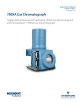 Emerson 700XA Gas Chromatograph System User manual