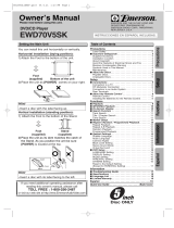 Emerson DVD Player EWD70V5SK User manual