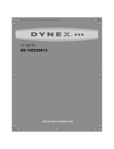 Dynex CRT Television DX-15E220A12 User manual