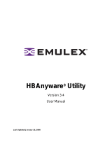 Emulex Dust Collector 3.4 User manual