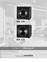 Dynaudio BM10S User manual