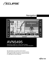 Eclipse - Fujitsu Ten Car Video System AVN5495 User manual
