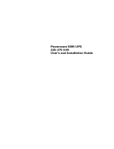 Eaton Electrical Powerware 9395 User manual