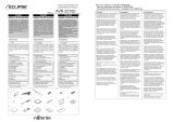 Eclipse - Fujitsu Ten AVN 2210P User manual