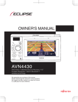 Eclipse - Fujitsu Ten GPS Receiver AVN4430 User manual