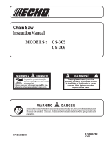 Echo Chainsaw CS-305, CS-306 User manual