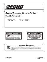 Echo Brush Cutter SRM-210U User manual
