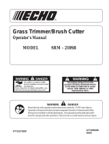 Echo grass -brush cutter srm-210sb User manual