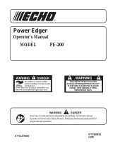 Echo Edger PE-200 User manual