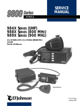 E.F. Johnson Company 9800 Series User manual