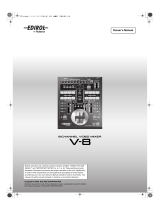 Edirol V-8 User manual