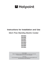 Hotpoint Electric Pressure Cooker EW38K User manual