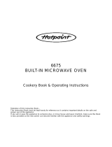 Hotpoint Microwave Oven 6675 User manual