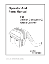 HTC Lawn Mower Accessory 110163 / CZ38 User manual