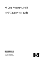 HP (Hewlett-Packard) Surge Protector A.06.11 User manual