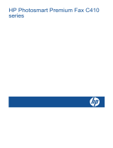 HP Photosmart Premium Fax e-All-in-One Printer series - C410 User manual