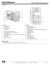 HP (Hewlett-Packard) ML110 User manual