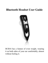 Huey Chiao Bluetooth Headset HCB16 User manual