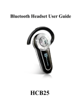 Huey Chiao Bluetooth Headset HCB25 User manual