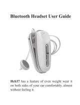 Huey Chiao Bluetooth Headset HCB37 User manual