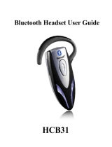 Huey Chiao Bluetooth Headset HCB31 User manual