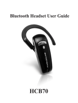 Huey Chiao Bluetooth Headset HCB70 User manual