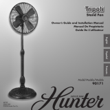 Hunter Fan Tripoli User manual