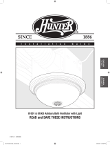 Hunter Fan Universal Remote 81001 User manual