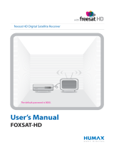 Humax Satellite TV System FOXSAT-HD User manual
