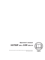 Husqvarna 357XP E-tech User manual