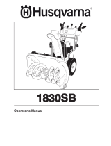 Husqvarna 1830SB User manual