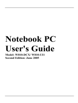 Evesham Laptop W810-DCX/W810-U11 User manual