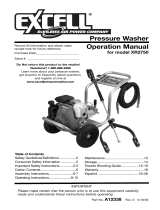 Excell Precision Pressure Washer XR2750 User manual
