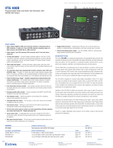 Extron electronic Portable Generator VTG 400D User manual