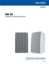 Extron Speaker SM 26 User manual