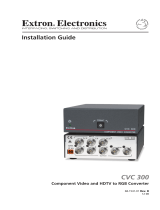 Extron electronic TV Converter Box CVC 300 User manual