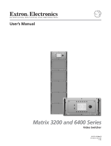 Extron electronics Matrix 6400 Series User manual